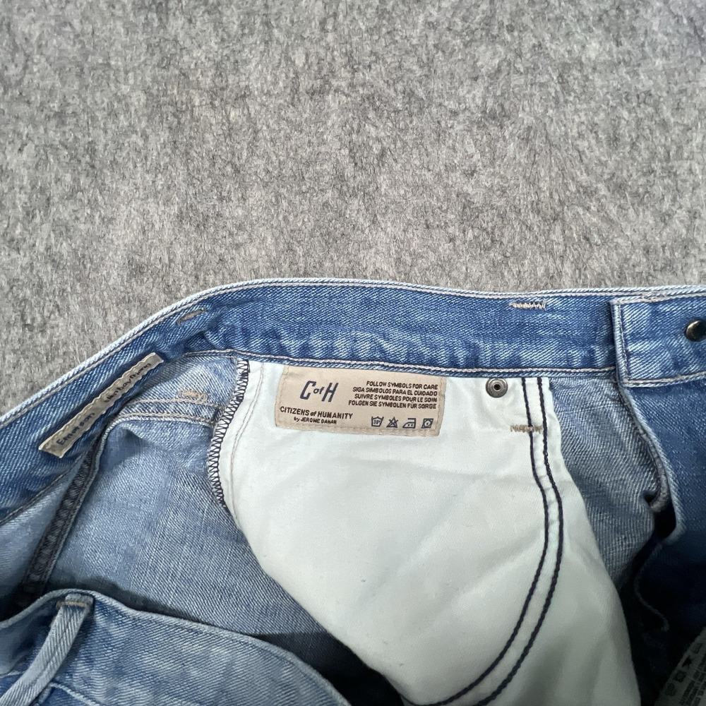 Citizens Of Humanity Emerson Jeans Womens 28 Blue Slim Boyfriend Distressed - Picture 5 of 16
